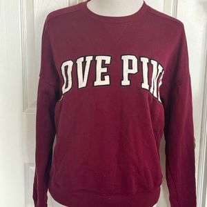 Used PINK purple/ maroon sweater